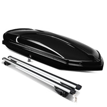 Load image into Gallery viewer, Universal Roof Rack Cross Bars + Cargo Box 135CM Black