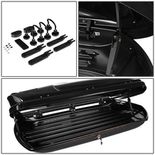 Load image into Gallery viewer, Universal Roof Rack Cross Bars + Cargo Box 135CM Black