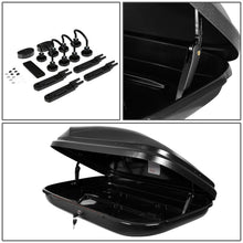 Load image into Gallery viewer, Universal Roof Rack Cargo Box - 133CM 330L 110 LBS - Texture Black