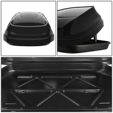 Load image into Gallery viewer, Universal Roof Rack Cargo Box 330L 133cm - Glossy Black