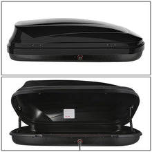 Load image into Gallery viewer, Universal Roof Rack Cargo Box 330L 133cm - Glossy Black