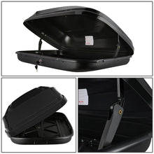 Load image into Gallery viewer, Universal Roof Rack Cargo Box 330L 133cm - Glossy Black