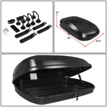 Load image into Gallery viewer, Universal Roof Rack Cargo Box - 139cm 360L 110lbs Capacity