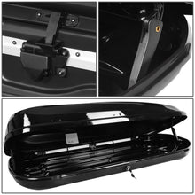 Load image into Gallery viewer, Universal 480L 79 Inch Roof Box - Glossy Smooth Black