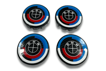 Load image into Gallery viewer, BMW Wheel Caps - Full Carbon Fiber 50th Anniversary Style
