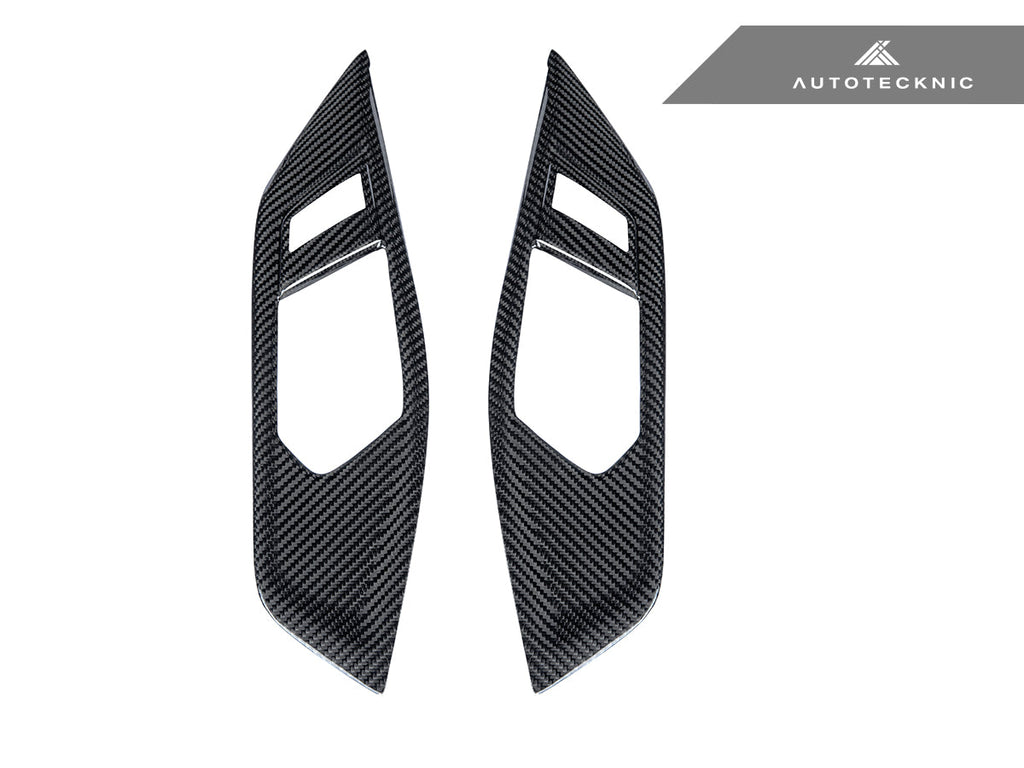 AutoTecknic Dry Carbon Window Switch Panel Trim Set - G22 4-Series