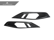 Load image into Gallery viewer, AutoTecknic Dry Carbon Interior Door Handle Trim Set - G22 4-Series