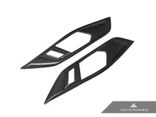 Load image into Gallery viewer, AutoTecknic Dry Carbon Interior Door Handle Trim Set - G22 4-Series