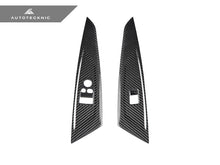 Load image into Gallery viewer, AutoTecknic Dry Carbon Window Switch Panel Trim Set - G22 4-Series