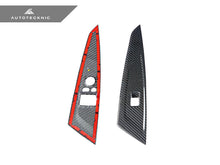 Load image into Gallery viewer, AutoTecknic Dry Carbon Window Switch Panel Trim Set - G22 4-Series