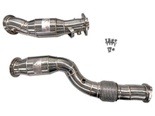 Load image into Gallery viewer, MAD S58 Catted Downpipes M2 M3 M4 G80 G82 G83 W/ Flex Section