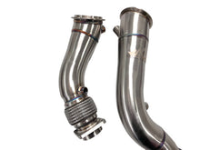 Load image into Gallery viewer, MAD BMW S55 3.5" Fat Boy Downpipes M2C M3 M4 W/ Flex Section