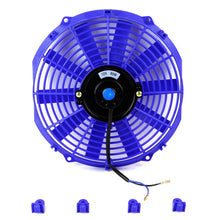 Load image into Gallery viewer, 12" Blue Radiator Cooling Fan