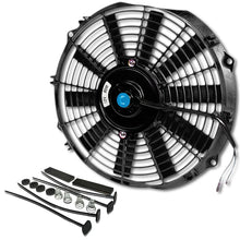 Load image into Gallery viewer, 12" Black Radiator Cooling Fan