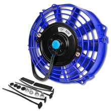 Load image into Gallery viewer, 7 Inch Blue Radiator Cooling Fan