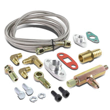 Load image into Gallery viewer, Type 12 Style Oil Feed and Drain Line Kit with Banjo Bolt