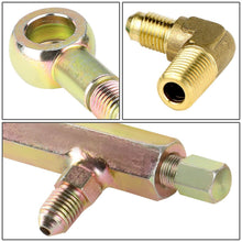 Load image into Gallery viewer, Type 12 Style Oil Feed and Drain Line Kit with Banjo Bolt