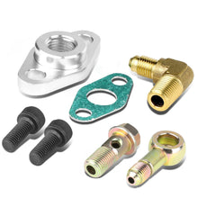 Load image into Gallery viewer, Oil Feed Line Adapter with Banjo Bolt 4AN No Hose