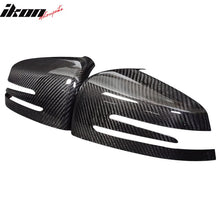 Load image into Gallery viewer, 2010-2014 Mercedes-Benz E Class Matte Side View Mirror Trim Overlay CF