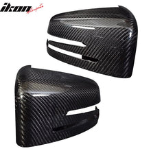 Load image into Gallery viewer, 2010-2014 Mercedes-Benz E Class Matte Side View Mirror Trim Overlay CF