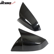 Load image into Gallery viewer, 2021-2025 Tesla Model S Gloss Black Side Mirror Cover Dry Carbon Fiber