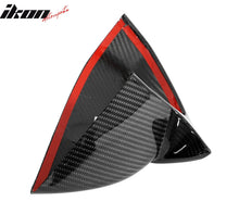 Load image into Gallery viewer, 2021-2025 Tesla Model S Gloss Black Side Mirror Cover Dry Carbon Fiber
