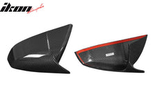 Load image into Gallery viewer, 2021-2025 Tesla Model S Gloss Black Side Mirror Cover Dry Carbon Fiber