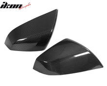 Load image into Gallery viewer, 2021-2025 Tesla Model S OE Gloss Black Mirror Covers Dry Carbon Fiber