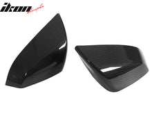 Load image into Gallery viewer, 2021-2025 Tesla Model S OE Gloss Black Mirror Covers Dry Carbon Fiber