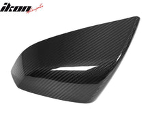 Load image into Gallery viewer, 2021-2025 Tesla Model S OE Gloss Black Mirror Covers Dry Carbon Fiber