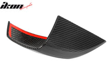Load image into Gallery viewer, 2021-2025 Tesla Model S OE Gloss Black Mirror Covers Dry Carbon Fiber