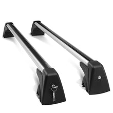 Load image into Gallery viewer, 09-15 BMW X1 Roof Rack Cross Bars w/ Lock &amp; Key - Black/Silver