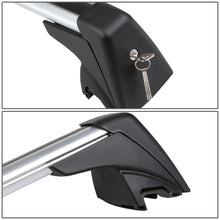Load image into Gallery viewer, 09-15 BMW X1 Roof Rack Cross Bars w/ Lock &amp; Key - Black/Silver