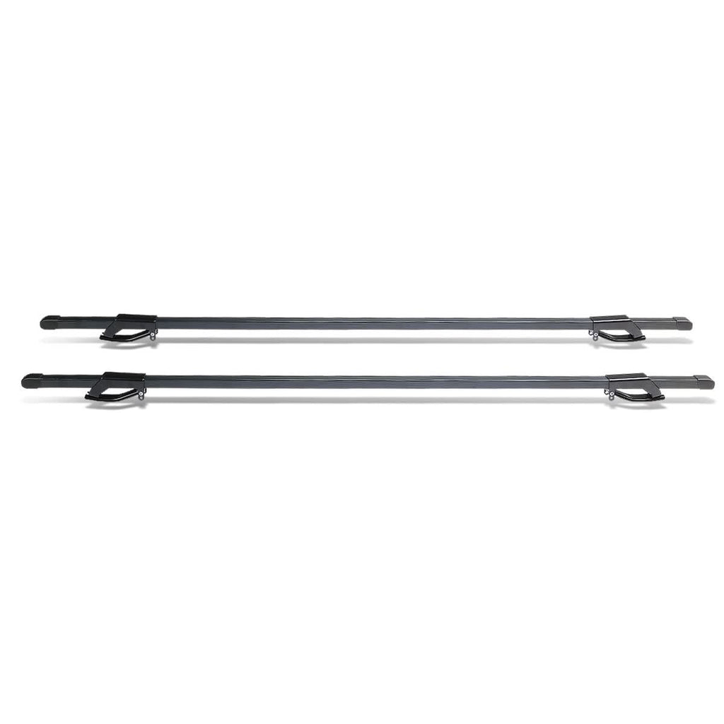 Universal 54" Black Aluminum Square Roof Rack Crossbar