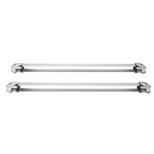 Load image into Gallery viewer, 50" Aluminum Square Bar Roof Rack Crossbar with Lock - Silver