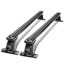 Load image into Gallery viewer, Universal Aluminum Aero Roof Rack Crossbar - 50" - Black