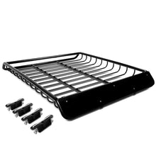 Load image into Gallery viewer, Universal 53x40 Steel Roof Rack Basket - Black