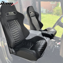 Load image into Gallery viewer, Universal Pair Reclinable Racing Seat with Dual Slider