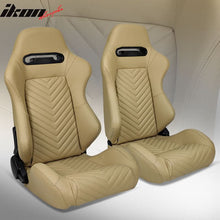 Load image into Gallery viewer, Universal Pair Reclinable Racing Seat with Dual Slider