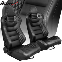 Load image into Gallery viewer, Universal Pair Reclinable Racing Seat with Dual Slider