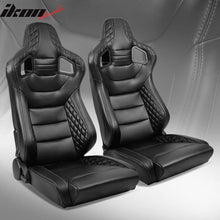 Load image into Gallery viewer, Universal Pair Reclinable Racing Seat with Dual Slider