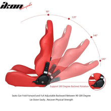 Load image into Gallery viewer, Universal Racing Seat Dual Slider PU Carbon Leather