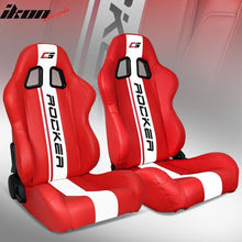 Load image into Gallery viewer, Universal Racing Seat Dual Slider PU Carbon Leather