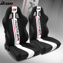 Load image into Gallery viewer, Universal Racing Seat Dual Slider PU Carbon Leather