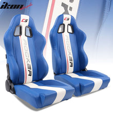 Load image into Gallery viewer, Universal Racing Seat Dual Slider PU Carbon Leather
