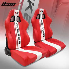 Load image into Gallery viewer, Universal Racing Seat Dual Slider PU Carbon Leather