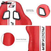 Load image into Gallery viewer, Universal Racing Seat Dual Slider PU Carbon Leather