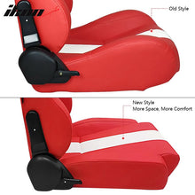 Load image into Gallery viewer, Universal Racing Seat Dual Slider PU Carbon Leather