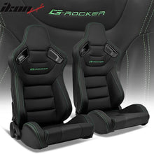 Load image into Gallery viewer, Universal Pair Reclinable Racing Seat with Dual Slider