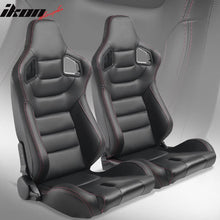Load image into Gallery viewer, Universal Pair Reclinable Racing Seat with Dual Slider